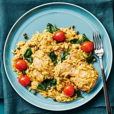 Lemon Chicken Orzo